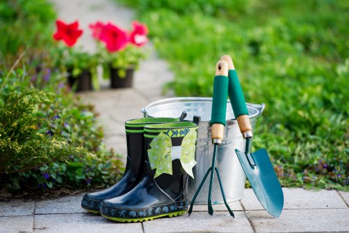 Seasonal garden maintenance in Hillingdon with planting and pruning