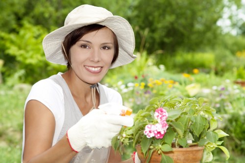Local transfer station approach for garden materials